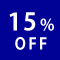 15％OFF