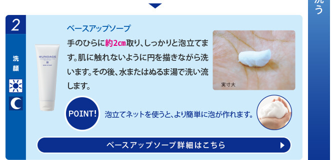 2.洗顔