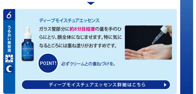 6.うるおい美容液