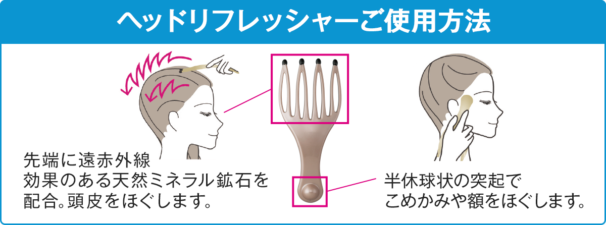 サマーコフレ2025-Eヘッドリフレッシャーご使用方法