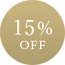 15%off