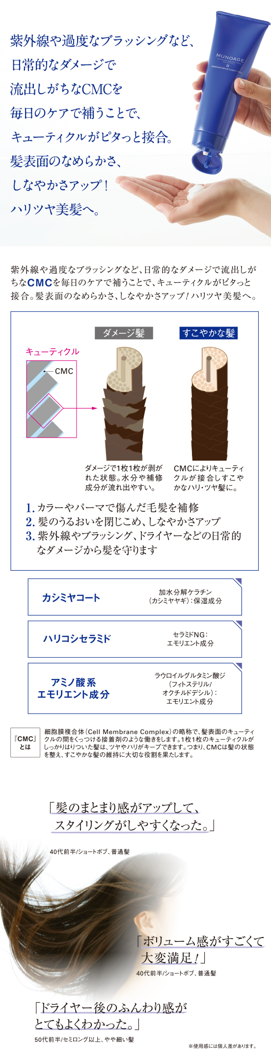 コンディショナー（リペアコンディショナー）| MUNOAGE（ミュー