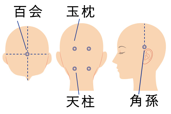 頭皮のツボ